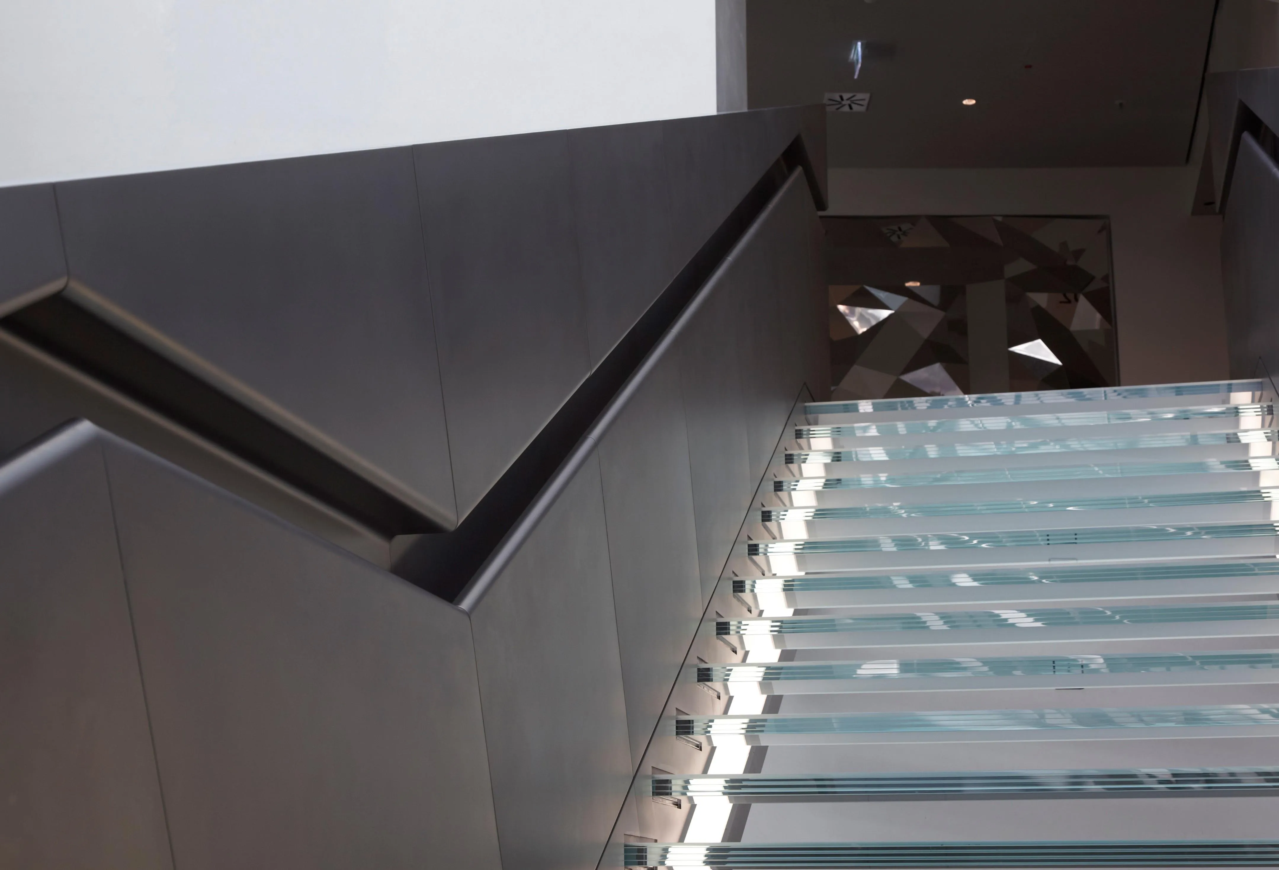 stairs of glass